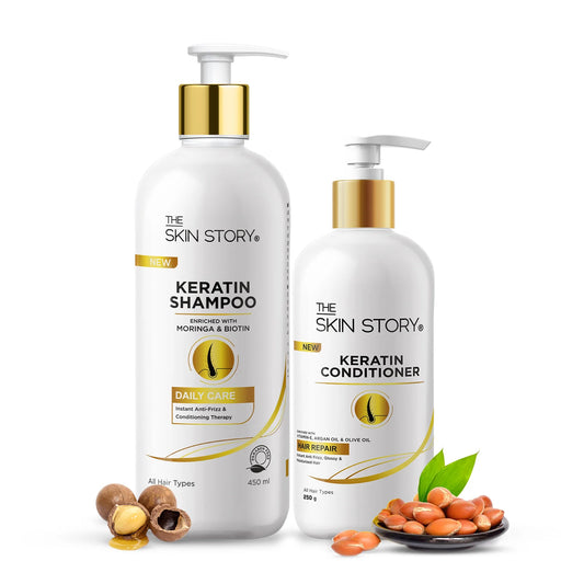The Skin Story Keratin Hair Care Duo Shampoo + Conditioner